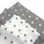 Vánoční ubrusová šála - Hvězdička šedá