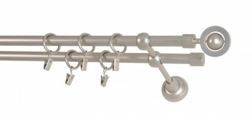 Garnýže kovové dvojité - NEREZ - Délka - 160 cm