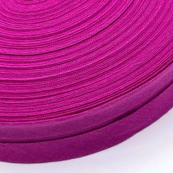 Šikmý proužek bavlna - 30 mm růžový