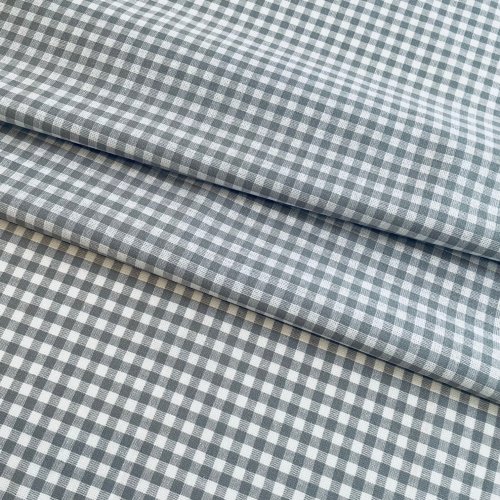 Bavlněná látka KANAFAS šedý - Šířka materiálu (cm): 142, Vyberte šití a stužku: bez obšití