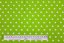 Dekorační látka bavlna - Zelená s puntíkem středním - Šířka materiálu (cm): 160, Vyberte šití a stužku: bez obšití
