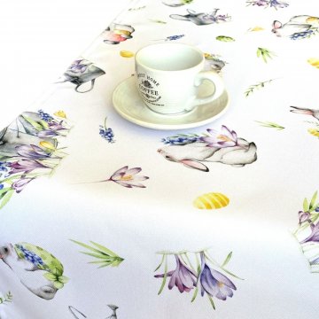Velikonoční ubrusy - Materiál - Polyester s teflonovou úpravou