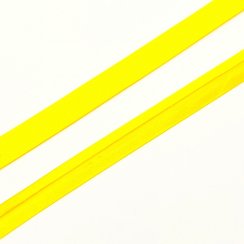 Saténový šikmý  proužek 10 mm - žlutý