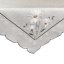Vyšívaný ubrus - Kopretiny šedé - Vyber rozměr (cm): 85x85 cm