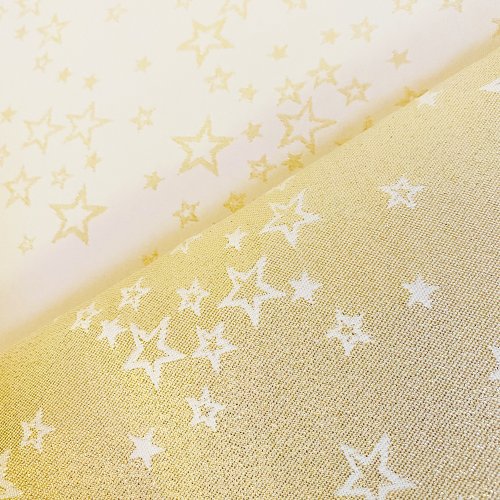Vánoční ubrusy Estrella zlatá - Vyber rozměr (cm): 30x40 cm