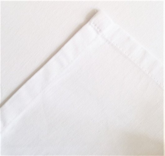 Bavlněný ubrus - bílý 220 g/m2 - Vyber rozměr (cm): 45x45 cm