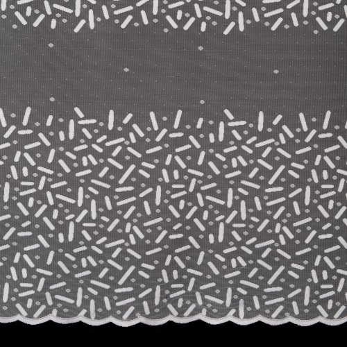 Metrážová záclona Charli - zbytek - Zbytky záclony: 120x80 cm