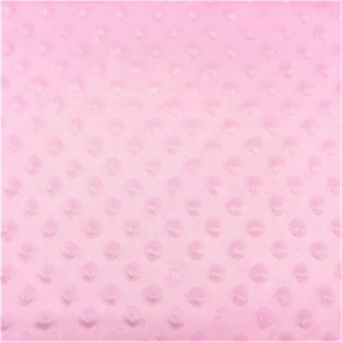 Minky -  růžová - Šířka materiálu (cm): 150