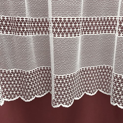 Záclona 645/601 - výprodej - Vyber výšku (cm): 160, Vyberte šití a stužku: bez obšití