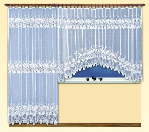 Kusová záclona  Nela - Vyber rozměr (cm): 160x500 cm