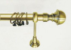 Garnýže kovová - GRAZIA De LUXE - 200 cm Zlato