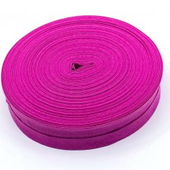 Šikmý proužek bavlna - 30 mm růžový