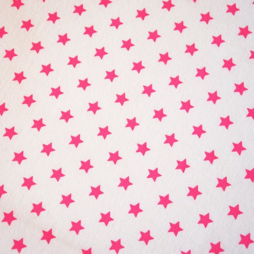 Jersey - Hvězdy růžové - Šířka materiálu (cm): 160