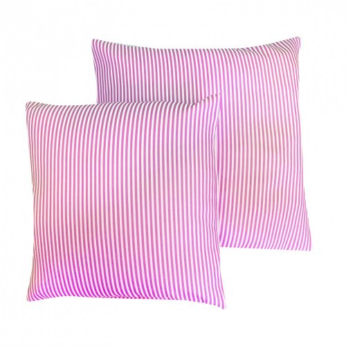Povlak na polštář Proužek růžový - Vyber rozměr (cm): 40x40 cm