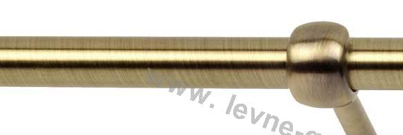 Garnýžová tyč 16mm - mosaz - Délka: 200 cm
