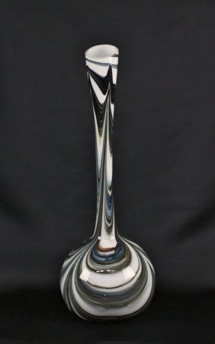 Váza designová Koule střední šedo duhová 80 cm