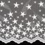 Metrážová záclona - Vánoční hvězda - Vyber výšku (cm): 160, Vyberte šití a stužku: bez obšití