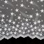 Vánoční záclona - Hvězda - Vyber rozměr (cm): 160x350 cm