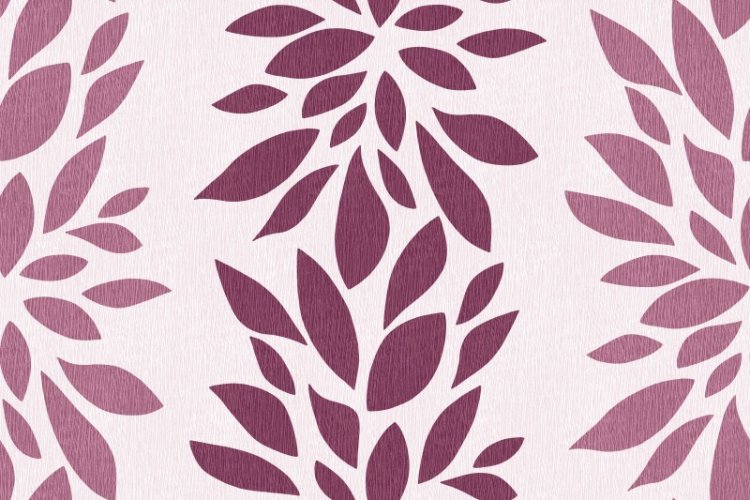 Dekorační látka Etamina - Květy fialové - Šířka materiálu (cm): 140, Vyberte šití a stužku: bez obšití