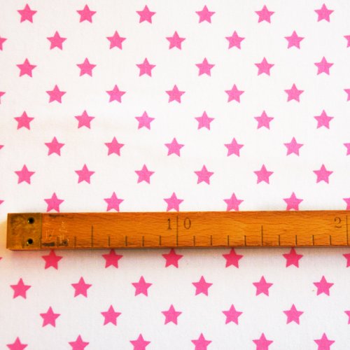 Jersey - Hvězdy růžové - Šířka materiálu (cm): 160