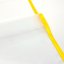 Hotová záclona voál se saténovou stužkou - žlutá - Vyber rozměr (cm): 40x120  cm