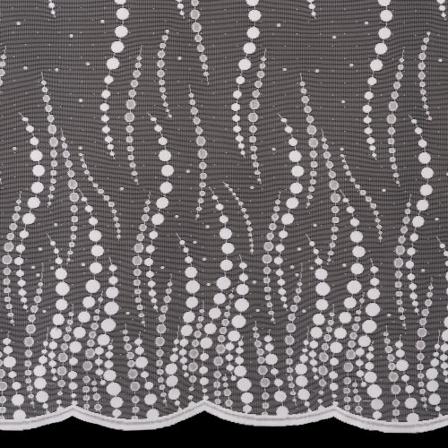 Metrážová záclona Preta - Vyber výšku (cm): 40, Vyberte šití a stužku: bez obšití