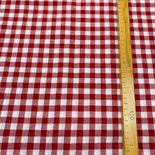 Dekorační látka KANAFAS červený 140cm - Šířka materiálu (cm): 140, Vyberte šití a stužku: bez obšití