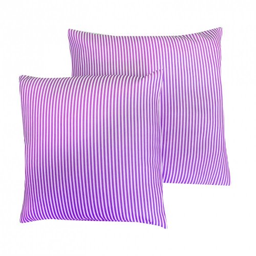 Povlak na polštář Proužek fialový - Vyber rozměr (cm): 40x40 cm