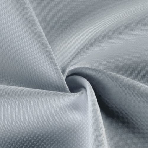 Teflonová látka 240 g / m2 - sv. šedá - Šířka materiálu (cm): 160, Vyberte šití a stužku: bez obšití