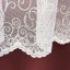 Vyšívaná záclona DD834 - výprodej - Vyber výšku (cm): 145, Vyberte šití a stužku: bez obšití