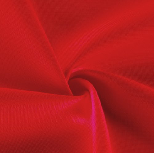 Teflonová látka 240 g / m2 - červená - Šířka materiálu (cm): 160, Vyberte šití a stužku: bez obšití