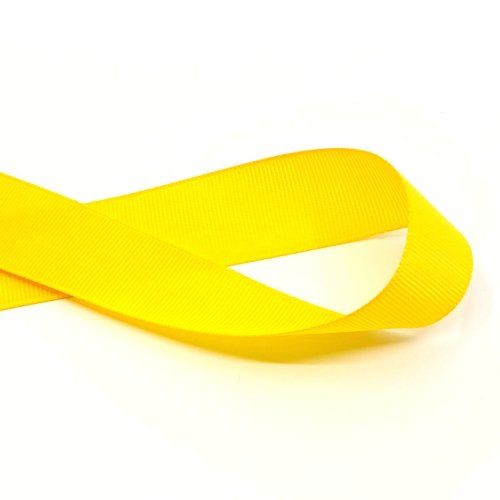 Stuha rypsová - žlutá - Šířka (mm): 20 mm