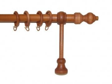 Garnýže imitace dřeva - jednoduché - Třešňová - Délka - 400 cm