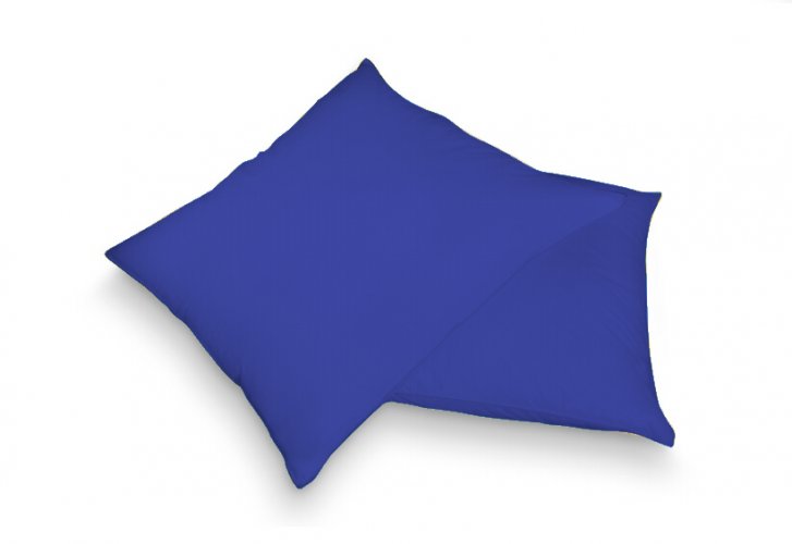Povlak na polštář  tm. modrá  40 x 40 cm - jersey