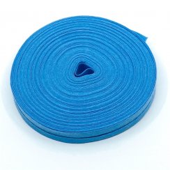 Bavlněný šikmý proužek 14 mm - sv. modrý