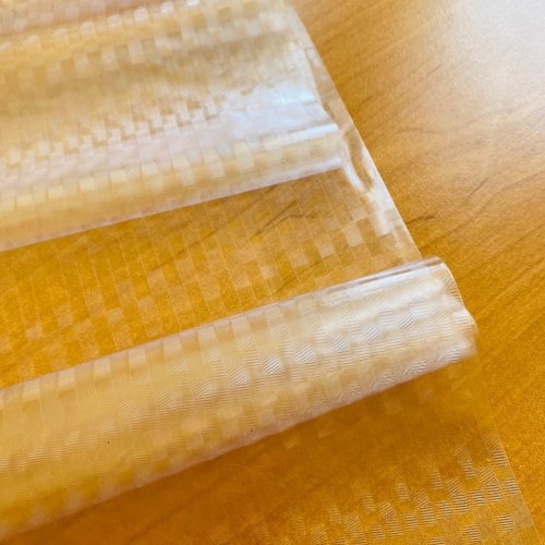 PVC ubrus  průhledný - plastický vzor