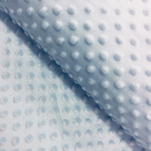 Minky -  světle modrá - Šířka materiálu (cm): 150