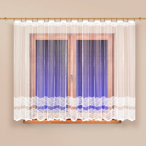 Záclona Tiana - zbytek - Zbytky záclony: 120x130 cm