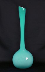 Váza designová Koule střední modrá 80 cm